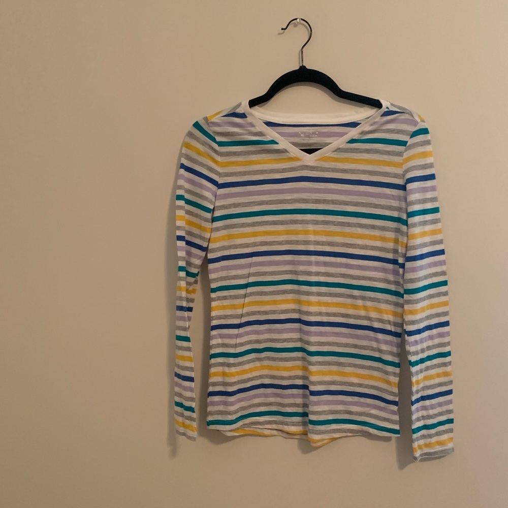 Girls Cat and Jack Striped Shirt